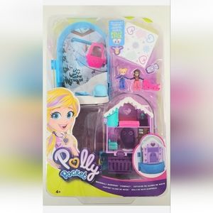 Mattel Polly Pocket Snowball Surprise 2018 Complete New in Box Two Doll Stickers